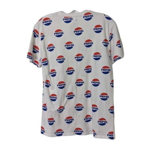 PEPSI M Allover Print Short Sleeve T-Shirt CM Punk - Picture 4 of 5